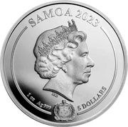 5 Dollars - Elizabeth II Posthumous; Tweety Bird; Colourised obverse image
