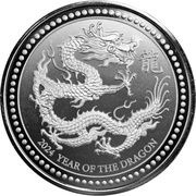 5 Tala Year of the Dragon, Samoa, 2024 reverse image