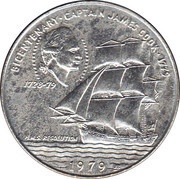 10 Tālā - Tanumafili II Captain James Cook, Samoa, 1979 reverse image