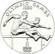 10 Tala - Tanumafili II Summer Olympics 1980, Samoa, 1980 reverse image