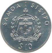 10 Tala - Tanumafili II Dr. Wilhelm Solf obverse image