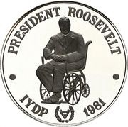 10 Tala - Tanumafili II Roosevelt; Silver Proof Issue, Samoa, 1981 reverse image