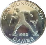10 Tala - Tanumafili II Commonwealth Games, Samoa, 1982 reverse image