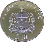 10 Tala - Tanumafili II Olympic Games obverse image