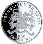1000 Francs CFA Paris obverse image