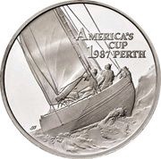 10 Tala - Tanumafili II America's Cup Race, Samoa, 1987 reverse image