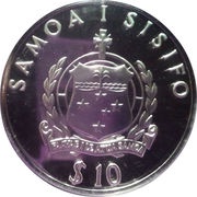 10 Tālā - Tanumafili II Kon-Tiki obverse image