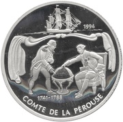 10 Tālā - Tanumafili II Comte de la Perouse, Samoa, 1994 reverse image
