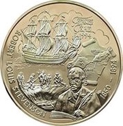 10 Tala - Tanumafili II Robert Louis Stephenson, Samoa, 1994 reverse image