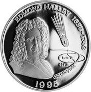 10 Tala Edmond Halley, Samoa, 1995 reverse image