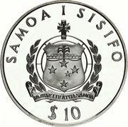 10 Tala - Tanumafili II Jakob Le Maire obverse image