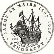 10 Tala - Tanumafili II Jakob Le Maire, Samoa, 1996 reverse image