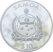 10 Tala - Tanumafili II "Eber" obverse image