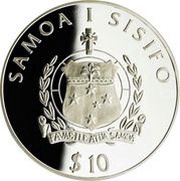 10 Tala 2000 Olympic Games - Volleyball obverse image