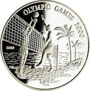 10 Tala 2000 Olympic Games - Volleyball, Samoa, 2000 reverse image