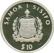 10 Tālā - Tanumafili II Spanish Peseta obverse image