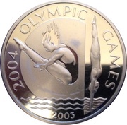 10 Tala - Tanumafili II XXVIII Summer Olympics, Samoa, 2003 reverse image