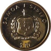 10 Tala - Malietoa Tanumafili II Fletcher Christian obverse image