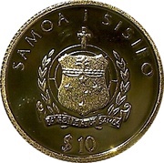 10 Tālā - Tanumafili II John Fitzgerald Kennedy obverse image
