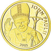 10 Tālā - Tanumafili II John Paul II, Samoa, 2005 reverse image