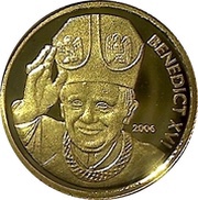 10 Tālā - Tanumafili II Pope Benedict XVI, Samoa, 2006 reverse image