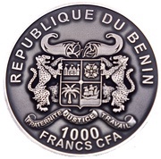1000 Francs CFA Pope John Paul II - Totus Tuus obverse image