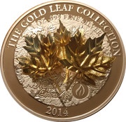10 Tala Maple leaves, Samoa, 2014 reverse image