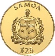 25 Tala - Tanumafili II Olympic Games 2000 obverse image