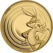 25 Dollars - Elizabeth II Bugs Bunny, Samoa, 2022 reverse image