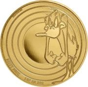 25 Dollars - Elizabeth II Daffy Duck, Samoa, 2022 reverse image