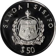 50 Tala - Tanumafili II Kon-Tiki obverse image