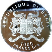1000 Francs CFA London obverse image