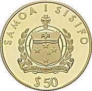 50 Tala - Tanumafili II Dolphins obverse image
