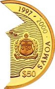 50 Tala - Tanumafili II Tempora Mutantur obverse image