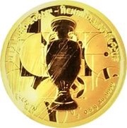50 Tala Euro 2020 - Official Trophy, Samoa, 2021 reverse image