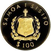 100 Tala Montreal Olympics obverse image
