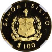 100 Tala Silver Jubilee obverse image