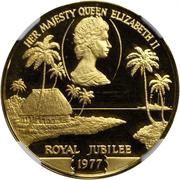 100 Tala Silver Jubilee, Samoa, 1977 reverse image