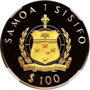 100 Tala - Tanumafili II IX Commonwealth Games obverse image