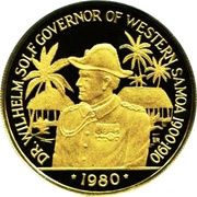 100 Tala Dr. Wilhelm Solf, Samoa, 1980 reverse image