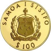 100 Tala - Tanumafili II Roosevelt obverse image