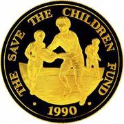 100 Tala Save the Children Fund, Samoa, 1990 reverse image