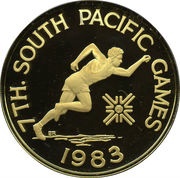 1000 Tala - Tanumafili II South Pacific Games, Samoa, 1983 reverse image