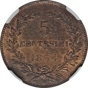 5 Centesimi reverse image