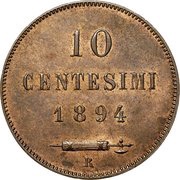 10 Centesimi reverse image