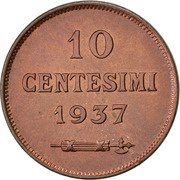 10 Centesimi reverse image