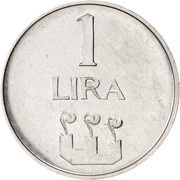 1 Lira reverse image