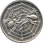 1 Lira Spiders in Web reverse image
