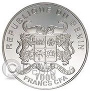 1000 Francs CFA Frog Prince obverse image
