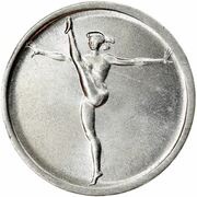 1 Lira Gymnastics reverse image